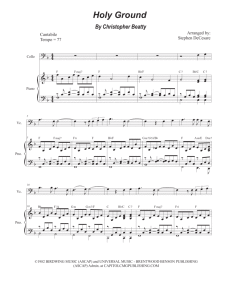 Holy Ground (arr. Stephen DeCesare)