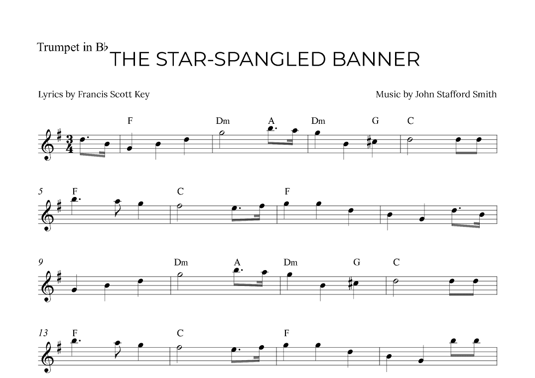 THE STAR-SPANGLED BANNER (arr. Alex Nunes Rodrigues)