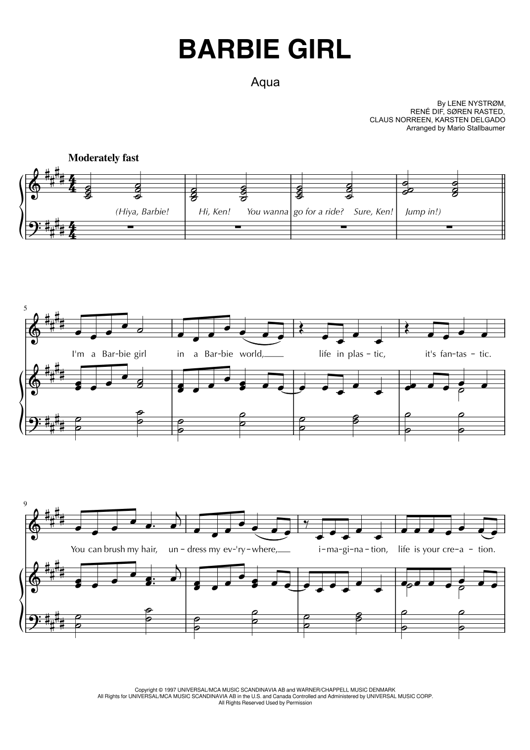 Barbie Girl (arr. Mario Stallbaumer)