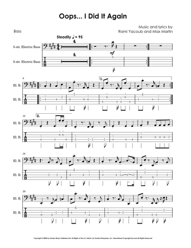 Oops!...i Did It Again (arr. David Lartey)