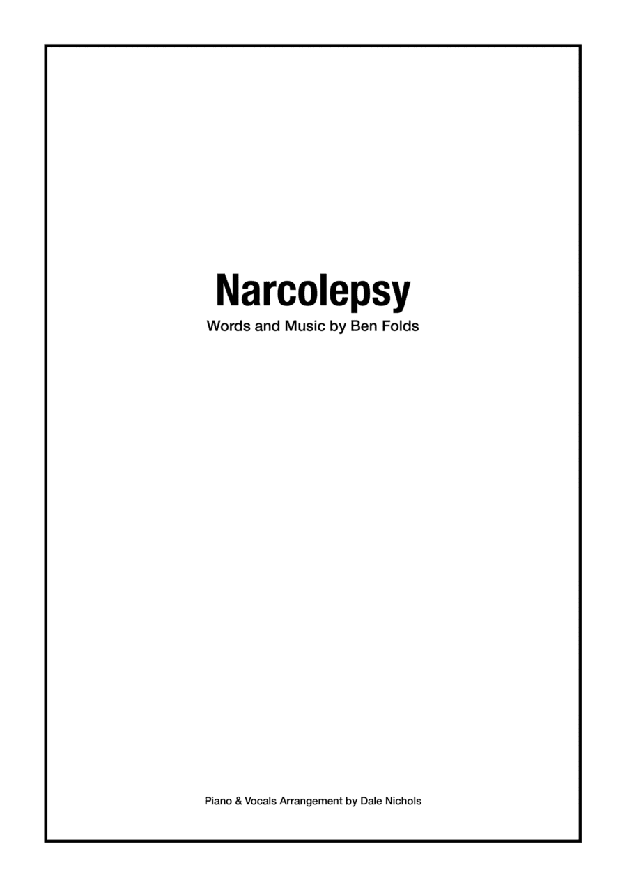 Narcolepsy (arr. Dale Nichols)