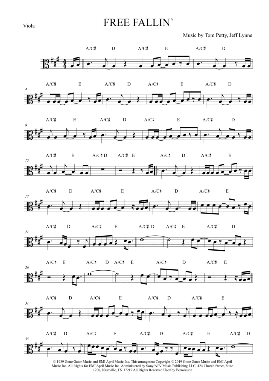 Free Fallin' (arr. Anderson Quevedo)