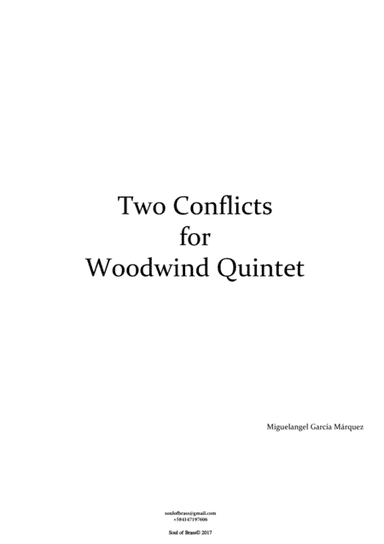 Two Conflicts for Woodwinds Quintet