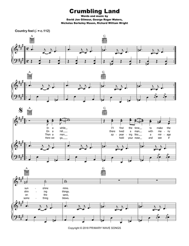 Crumbling Land (arr. Halfway House)