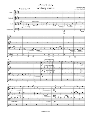 Danny Boy (arr. Dana Graybeal)