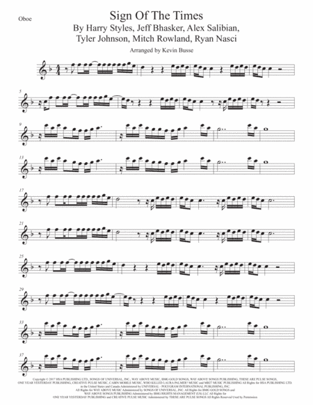 Sign Of The Times (arr. Kevin Busse)