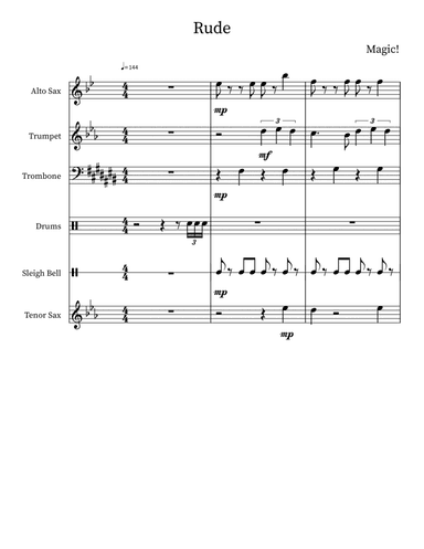 Rude (arr. Henry Romero)