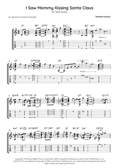 I Saw Mommy Kissing Santa Claus (arr. Bronson Ferdinand Wright)