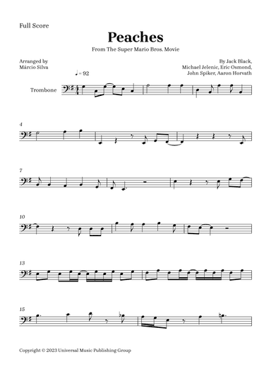 Peaches (arr. Márcio Silva)