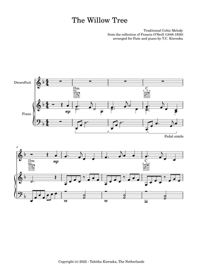 The Willow Tree - Celtic Melody (arr. Tabitha Kierszka)