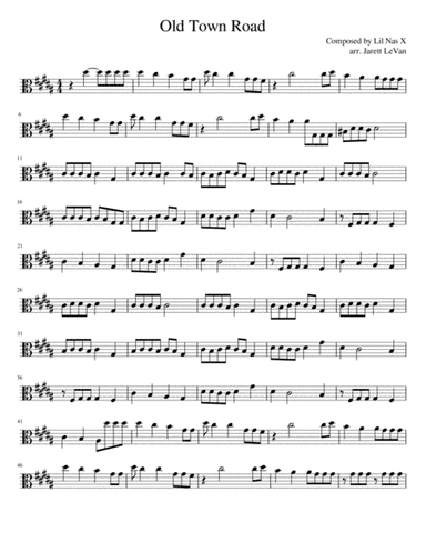 Old Town Road (remix) (arr. Jarett LeVan)