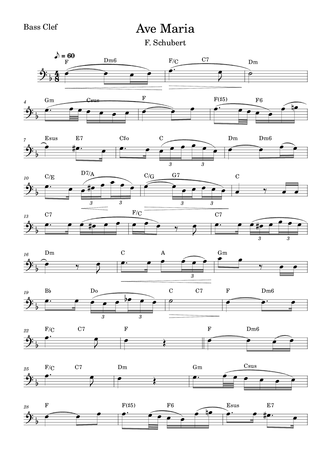 Ave Maria (arr. Fabio Eduardo de Oliveira)