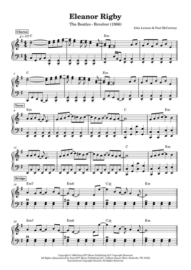 Eleanor Rigby (arr. Anacrusa)