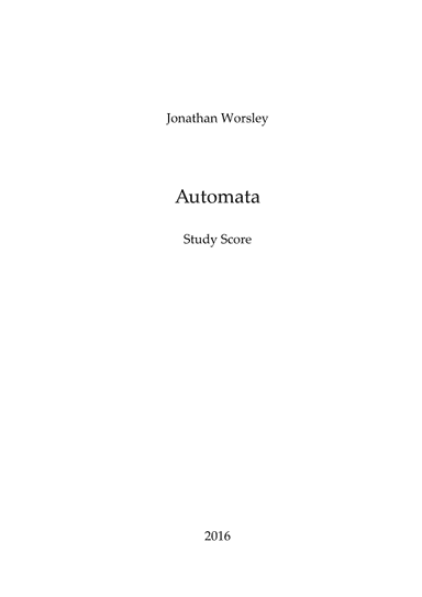 Automata - Score Only