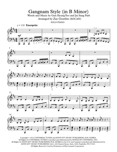 Gangnam Style (arr. Zac Goerlitz)