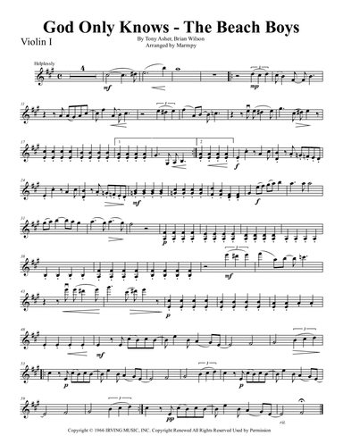 God Only Knows (arr. Marmpy)