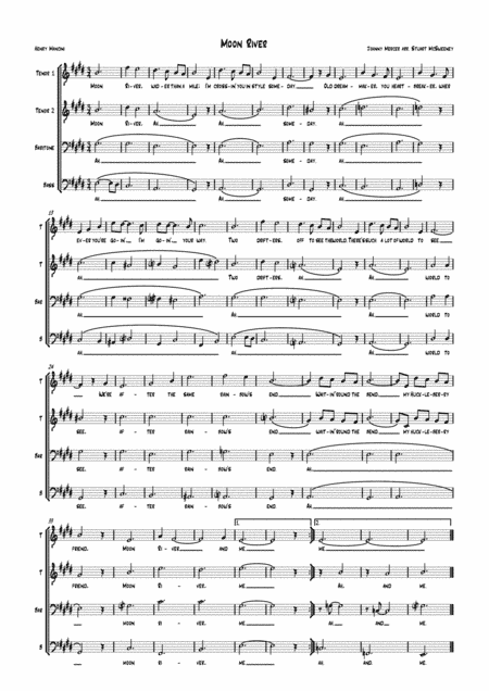 Moon River (arr. Stuart McSweeney)