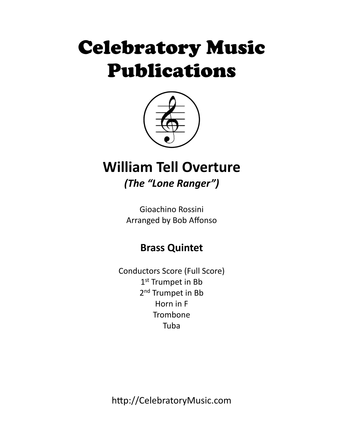 William Tell Overture (arr. Bob Affonso)