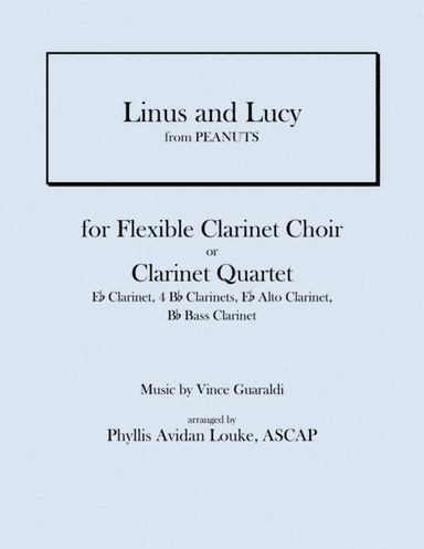Linus And Lucy (arr. Phyllis Avidan Louke)