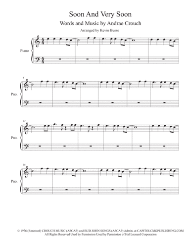 Soon And Very Soon (arr. Kevin Busse)