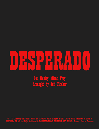Desperado (arr. Jeff Tincher)