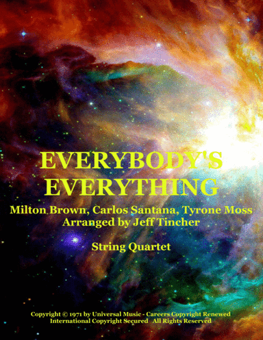 Everybody's Everything (arr. Jeff Tincher)