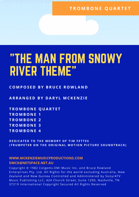 The Man From Snowy River (main Title Theme) (arr. Daryl McKenzie)