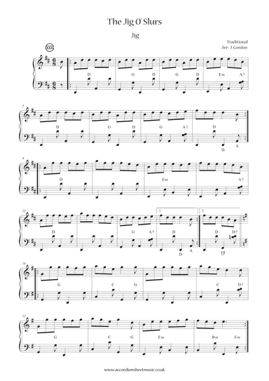 The Jig O' Slurs (arr. Julia Gordon)