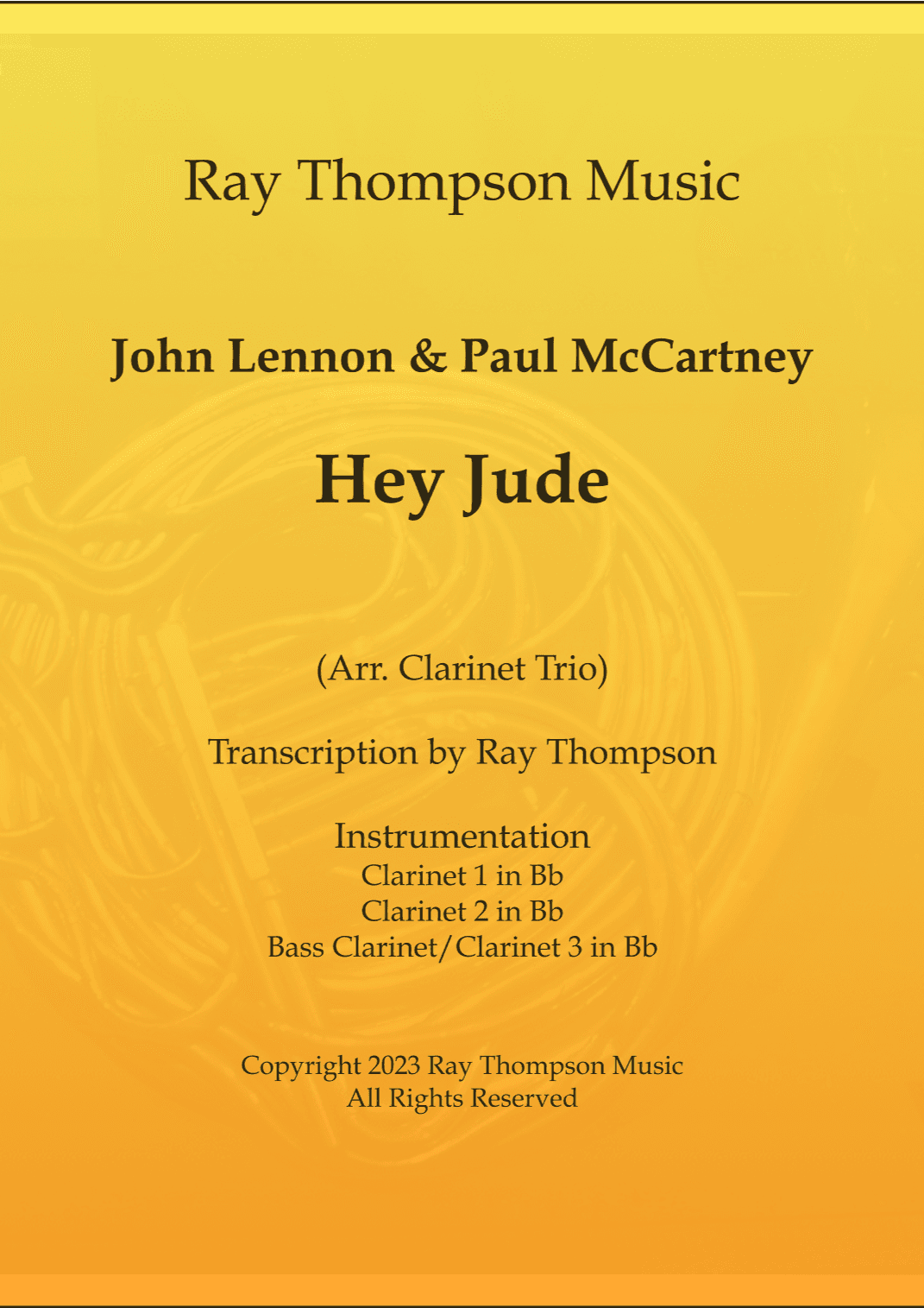 Hey Jude (arr. Ray Thompson)
