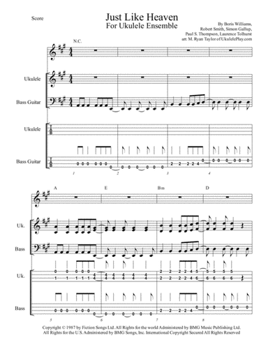 Just Like Heaven (arr. M. Ryan Taylor)