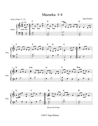 Mazurka # 4