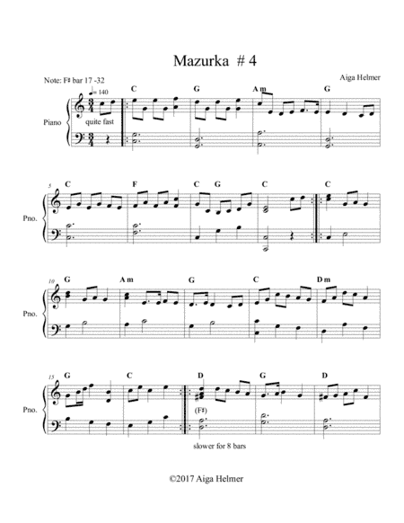Mazurka # 4