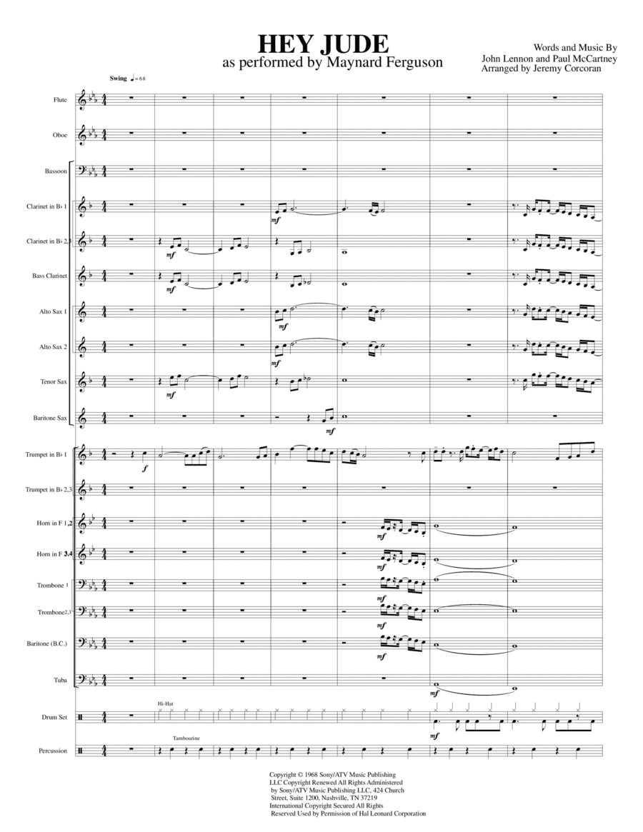 Hey Jude (arr. Jeremy Corcoran)