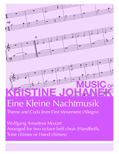 Eine Kleine Nachtmusik (Theme and Coda from First Movement -Allegro) (2 Octave Handbell, Hand Chimes (arr. Kristine Johanek)