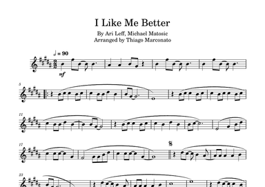 I Like Me Better (arr. Thiago Marconato)