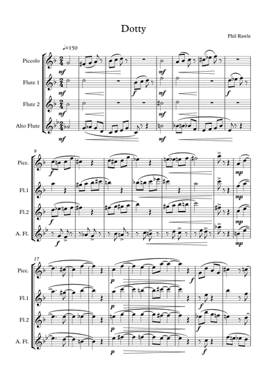 Dotty - Flute Quartet