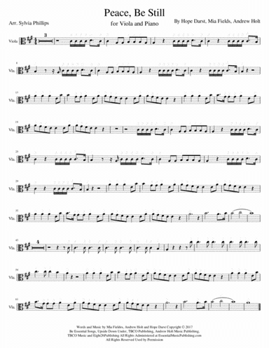 Peace Be Still (arr. Sylvia Phillips)