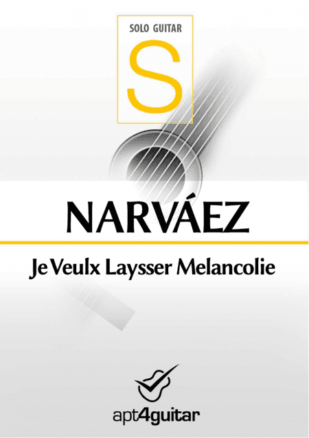 Je Veulx Laysser Melancolie (arr. Roberto García)