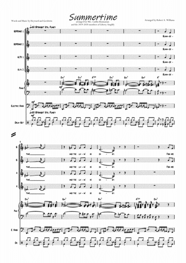 Summertime (arr. Robert A. Williams)