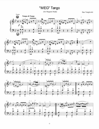 "Meg" Tango (Solo Accordion)
