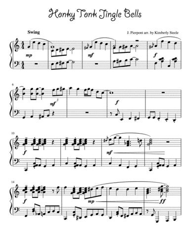 Honky Tonk Jingle Bells (arr. Kimberly Steele)