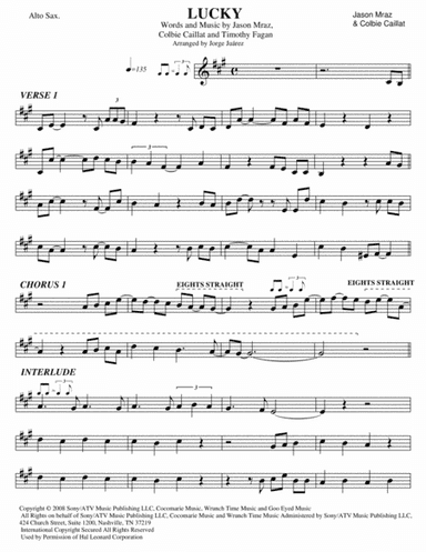 Lucky (arr. Jorge Juárez)