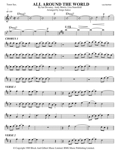 All Around The World (arr. Jorge Juárez)