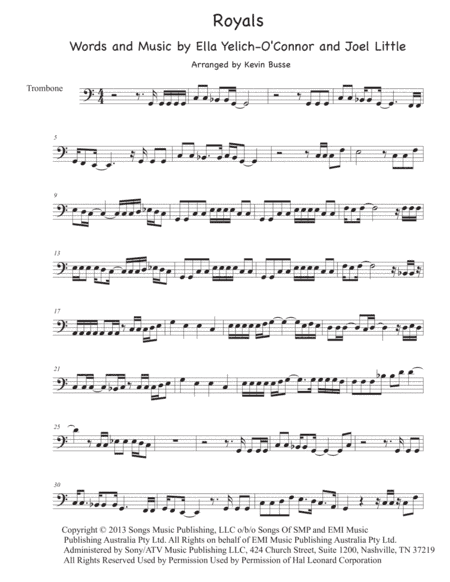 Royals (arr. Kevin Busse)