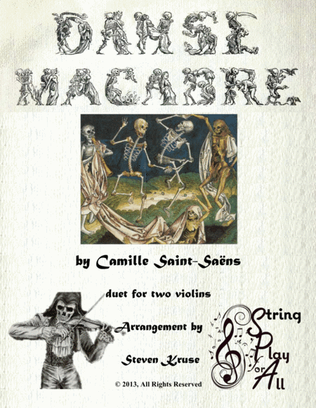 Danse Macabre for Violin Duet (arr. Steven Kruse)