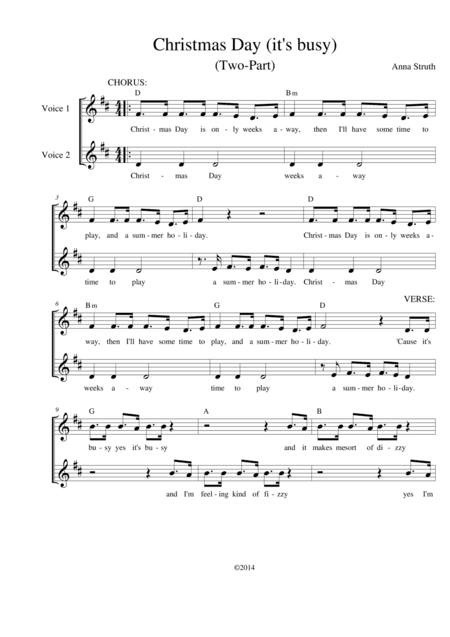 Christmas Day (it's busy)