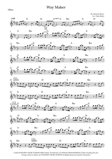 Way Maker (arr. Fabio Britto)