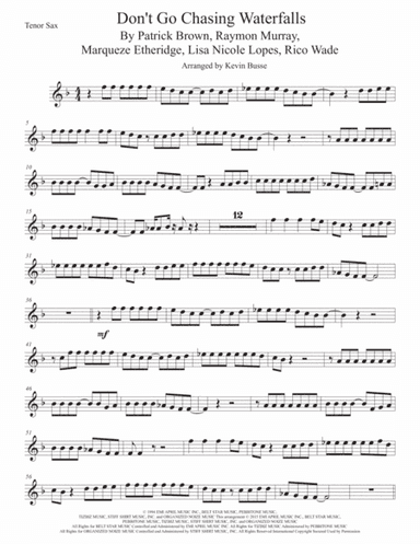 Waterfalls (arr. Kevin Busse)