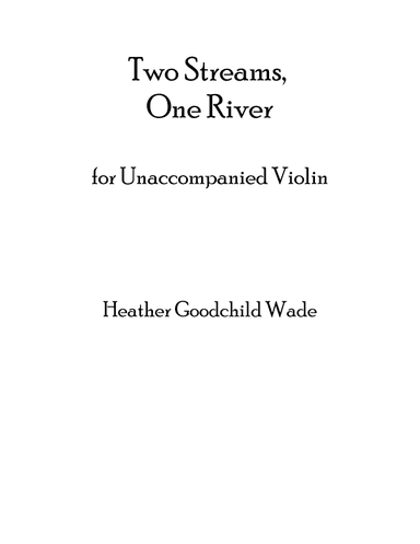 Two Streams, One River