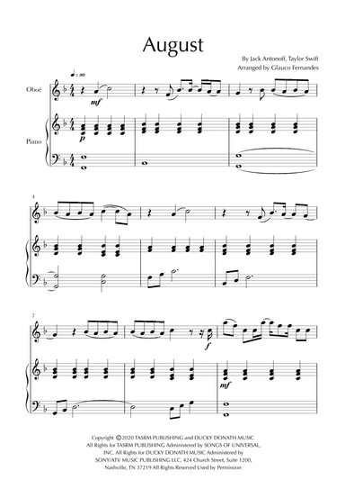 August (arr. Glauco Fernandes)